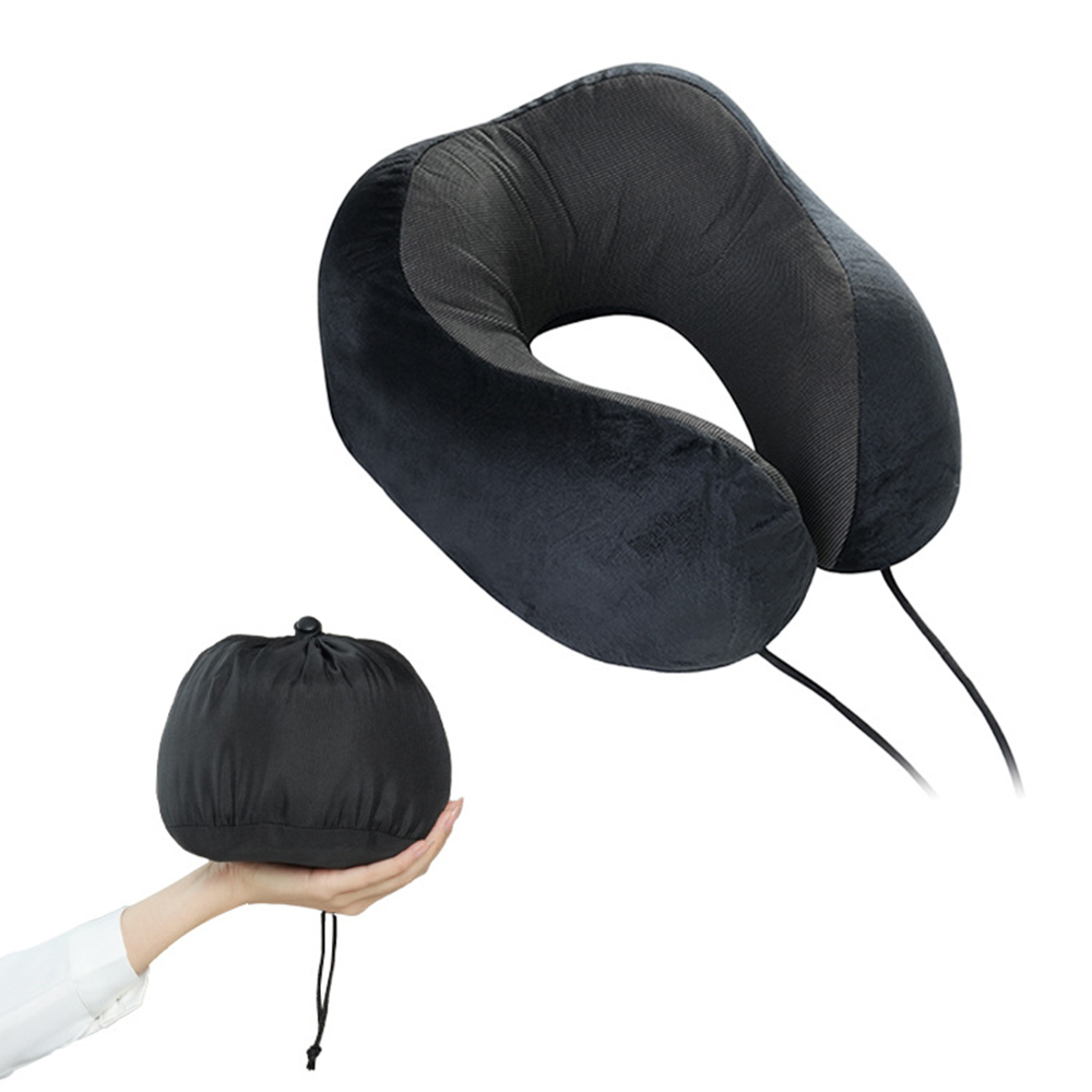 Tragbares Nackenkissen aus Memory-Schaum in U-Form