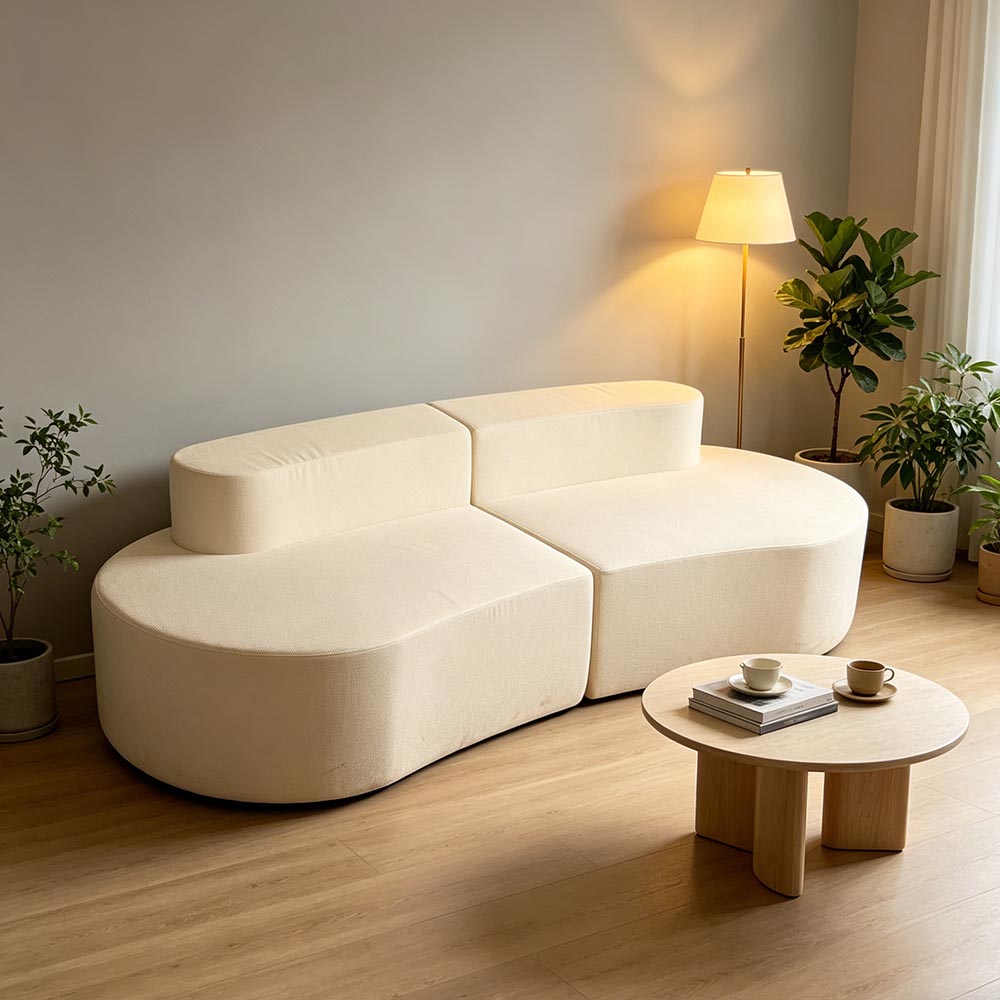 Patchwork-Doppelsofa