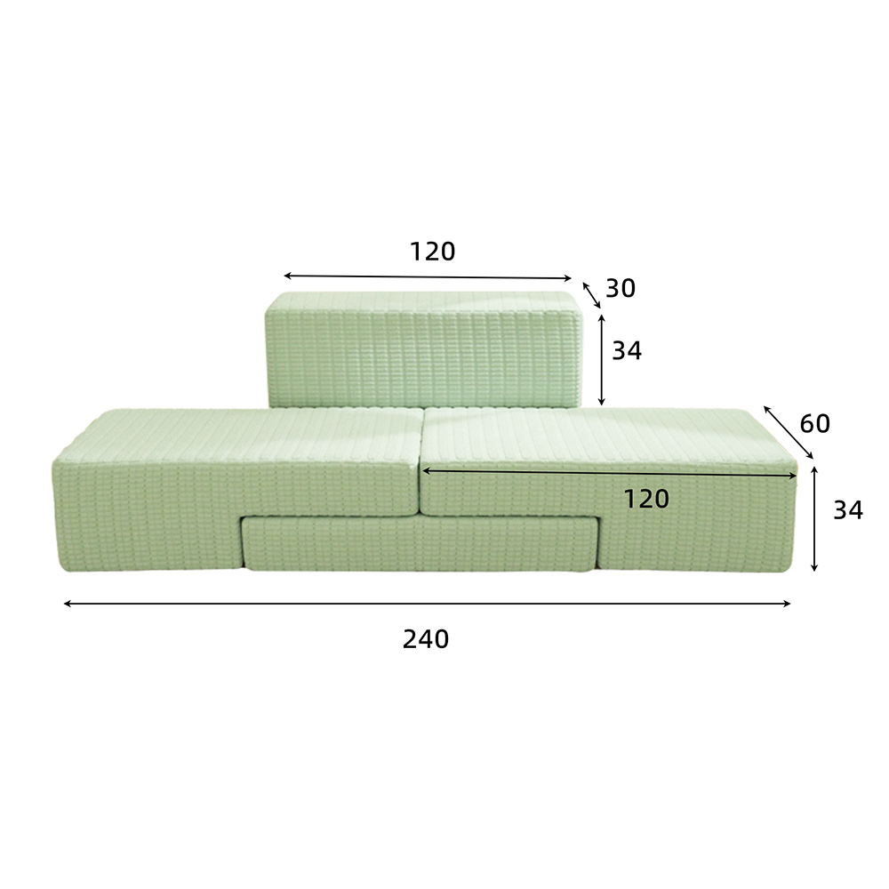 Modulares Sofa für mehrere Personen